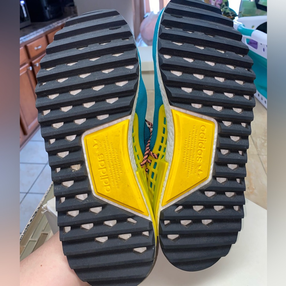 Adidas Human Race NMD Pharrell Sun Glow Men size 9.5 - Picture 9 of 15